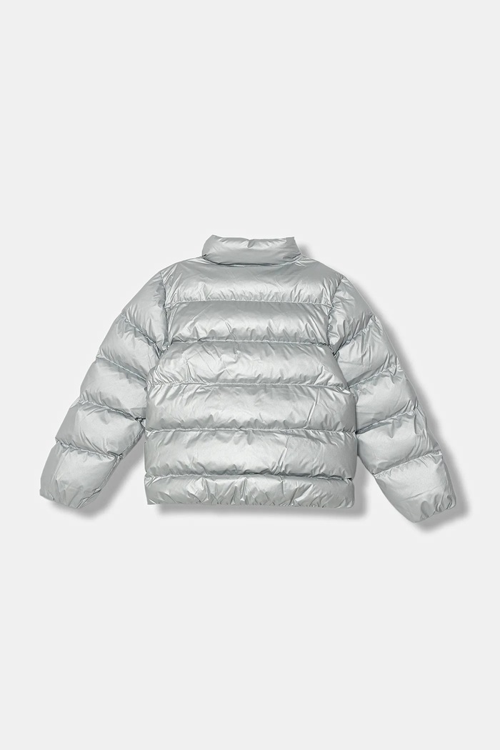 Chlapec Detská bunda adidas JW2474 strieborná
