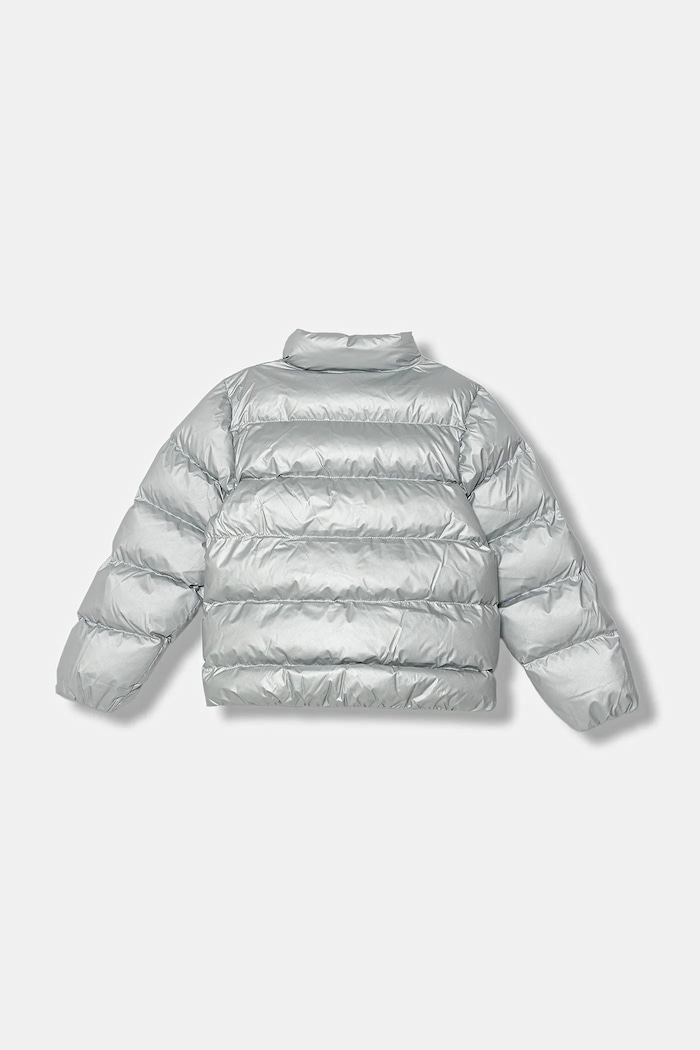 Chlapec Detská bunda adidas JW2474 strieborná