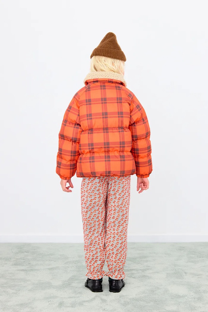 Παιδικό μπουφάν Tinycottons CHECK PADDED JACKET AW25.145