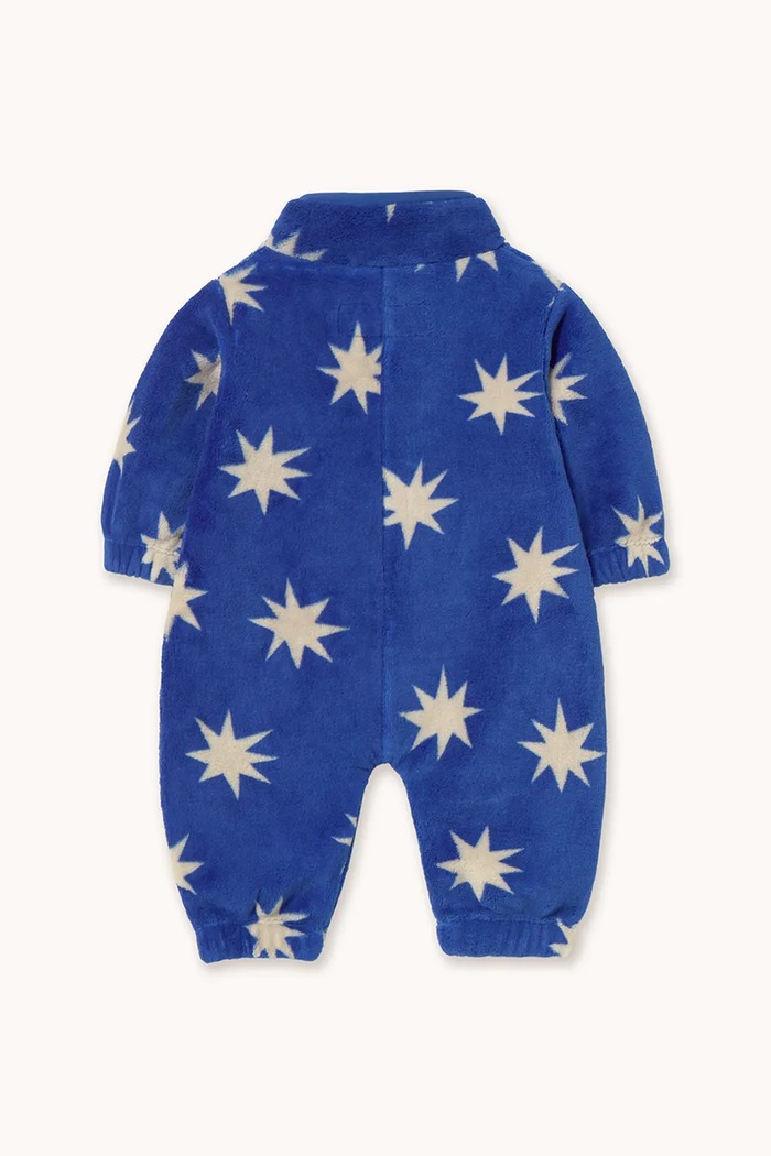 Ολόσωμη φόρμα μωρού Tinycottons STARS POLAR ONE-PIECE AW25.574 σκούρο μπλε AW25