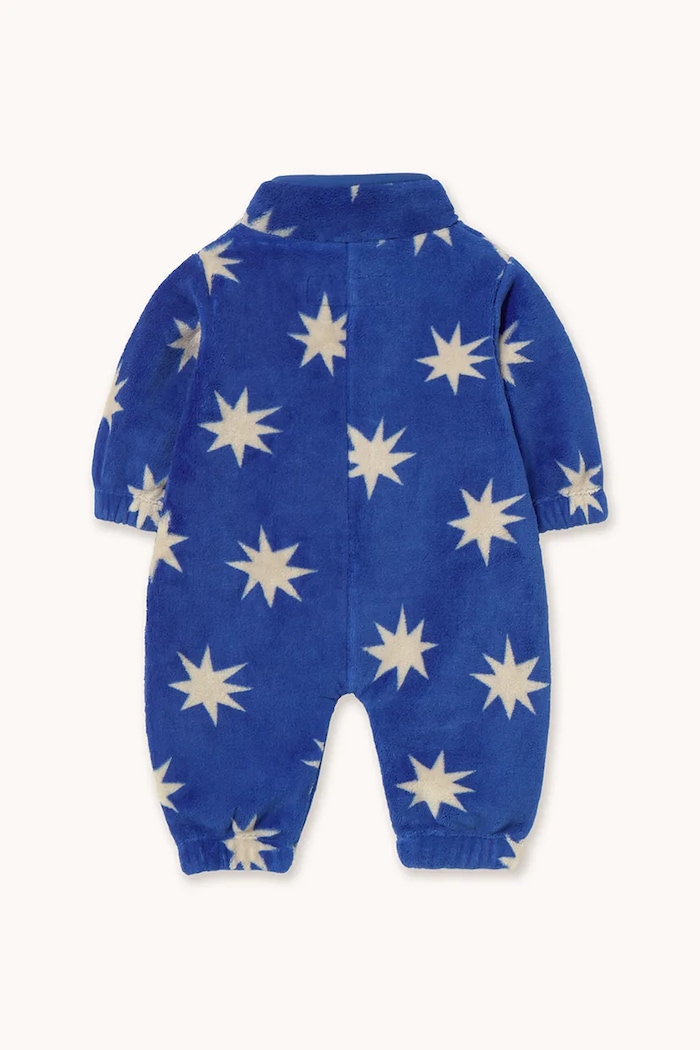 Ολόσωμη φόρμα μωρού Tinycottons STARS POLAR ONE-PIECE AW25.574 σκούρο μπλε AW25