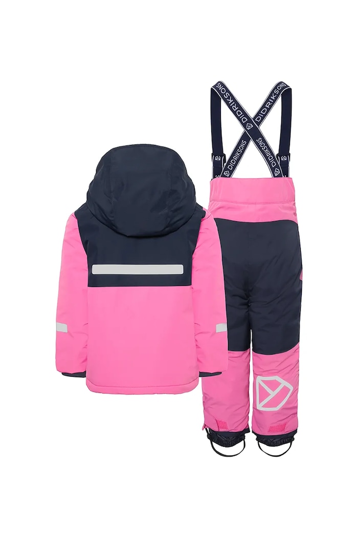 Băieți Didriksons jachetă și pantaloni pentru copii SKARE KIDS SET 504342.9BYA roz