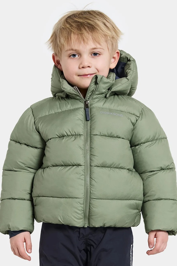 Didriksons kurtka dziecięca ROXEN KIDS JACKET pozostałe zielony 505811.9BYA