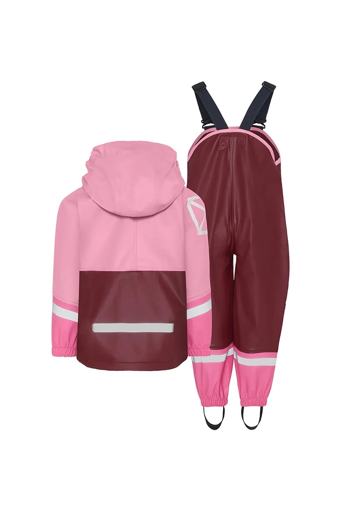 Bunda Didriksons WATERMAN KIDS SET 12 505943.9BYA burgundské AW25