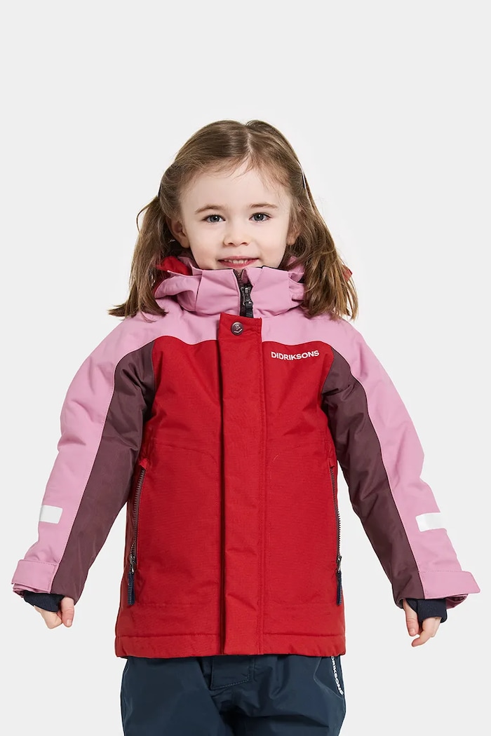 Detská bunda Didriksons NEPTUN KIDS JKT 4 zateplené červená 505985.9BYA