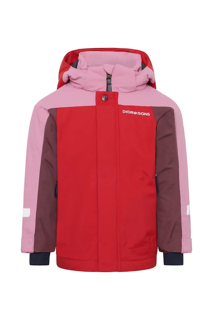Detská bunda Didriksons NEPTUN KIDS JKT 4 505985.9BYA červená AW25