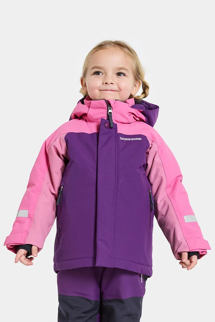 Detská bunda Didriksons NEPTUN KIDS JKT 4 zateplené fialová 505985.9BYA