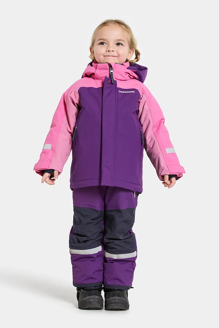 Detská bunda Didriksons NEPTUN KIDS JKT 4 fialová 505985.9BYA