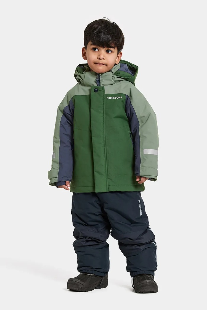 Detská bunda Didriksons NEPTUN KIDS JKT 4 zelená 505985.9BYA