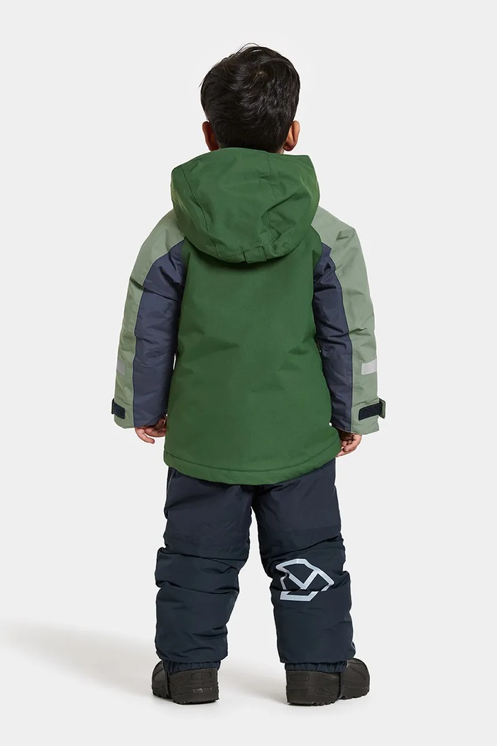 Detská bunda Didriksons NEPTUN KIDS JKT 4 505985.9BYA zelená