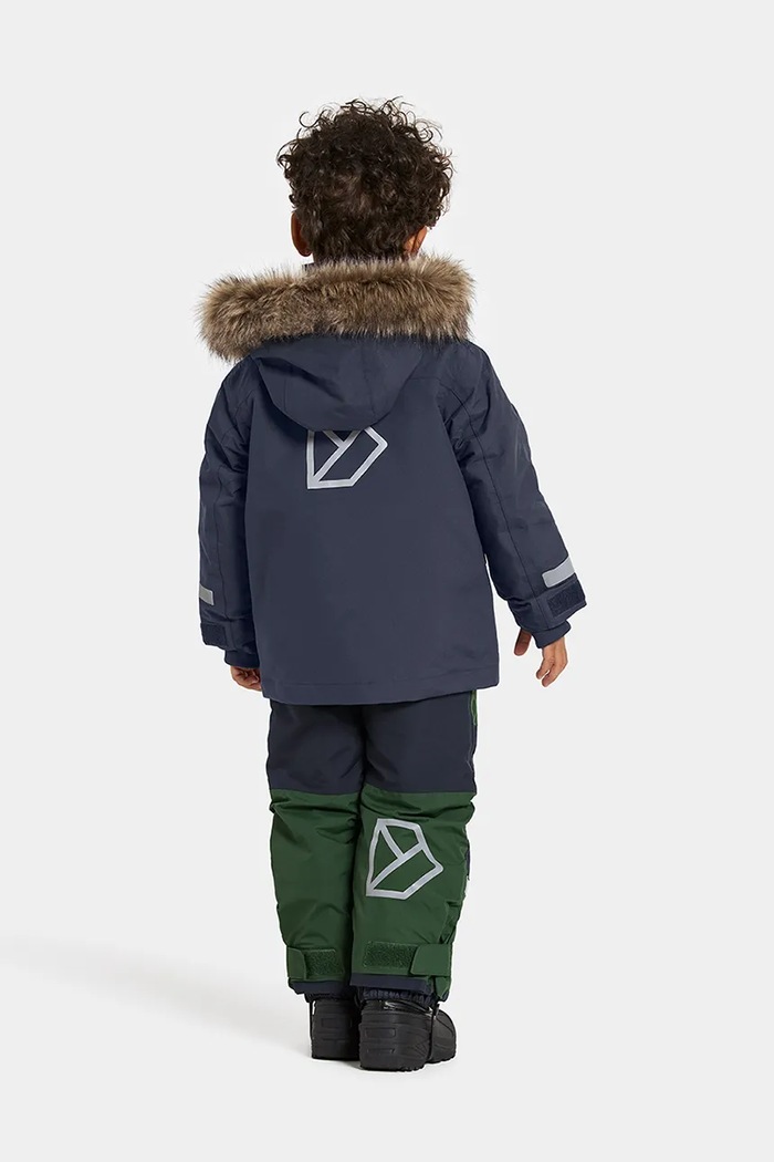 Didriksons kurtka dziecięca BJÄRVEN KIDS PARKA 4 granatowy 505991.9BYA