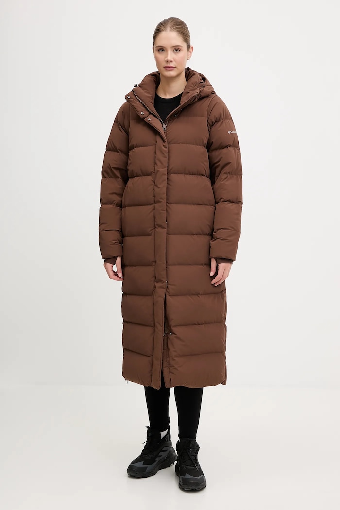 Columbia kurtka puchowa Amaze Puff pozostałe brązowy 2134894