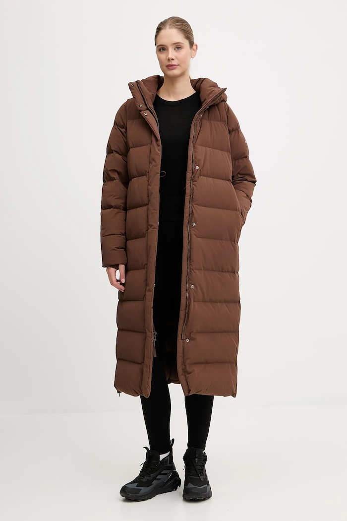 Columbia kurtka puchowa Amaze Puff 2134894 brązowy AW25