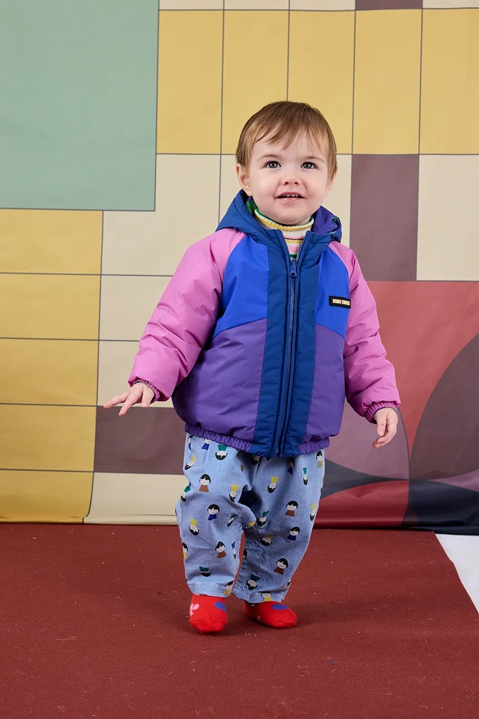 Βρεφικό μπουφάν διπλής όψης Bobo Choses Lucky Clover 225AB105