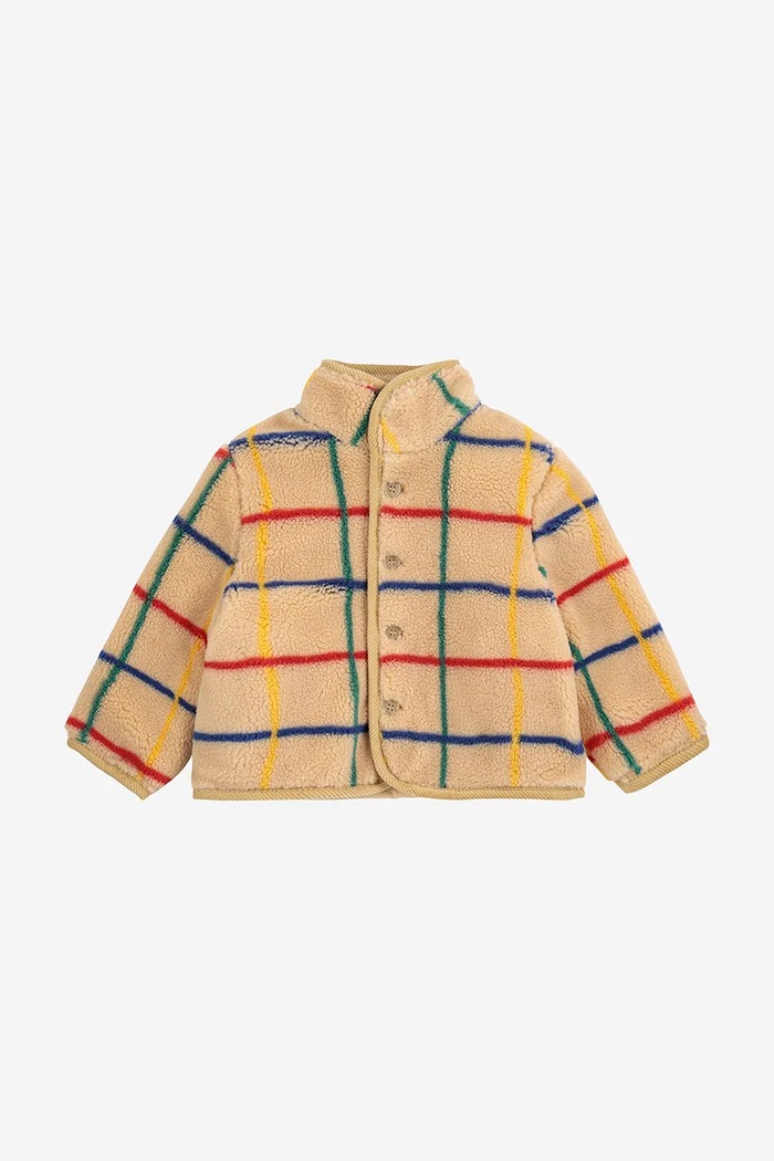 Μπουφάν μωρού Bobo Choses 225AB108 μπεζ AW25