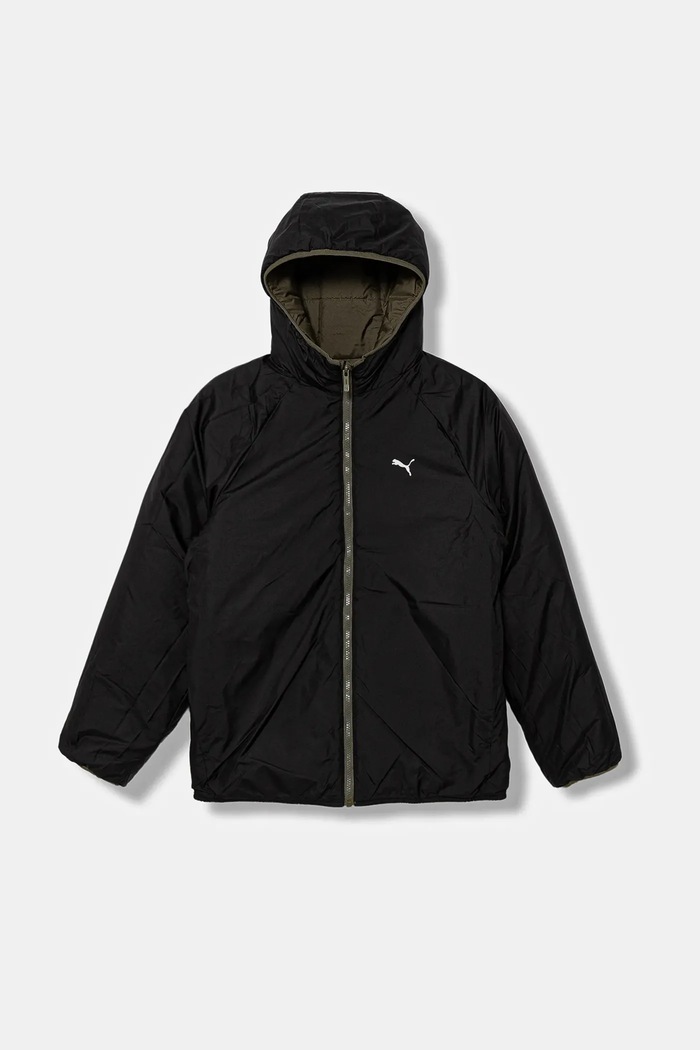 Αναστρέψιμο παιδικό μπουφάν Puma Reversible Puffer Jacket 688407. πράσινο AW25
