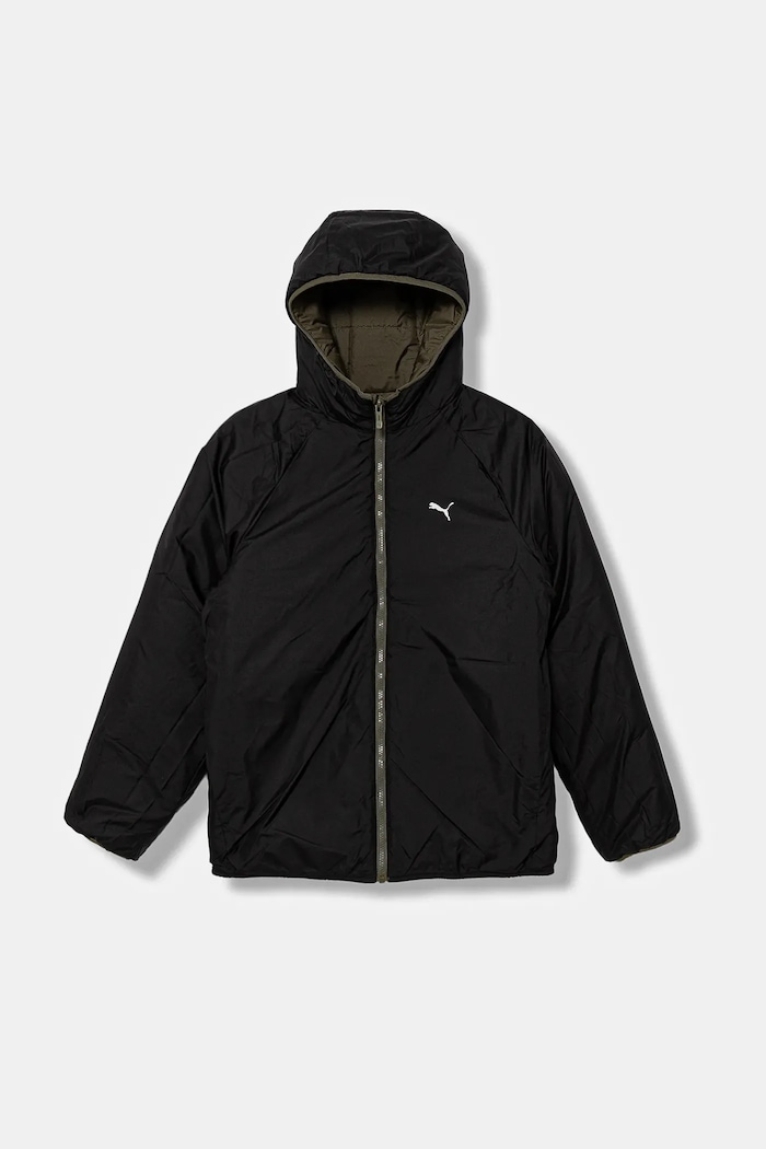 Αναστρέψιμο παιδικό μπουφάν Puma Reversible Puffer Jacket 688407. πράσινο AW25