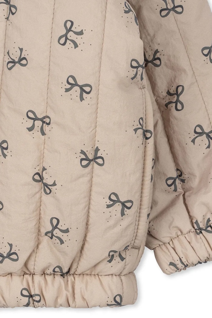 Detská bunda Konges Sløjd JUNO PRINTED BOMBER JACKET zelená KS104078.9BYA