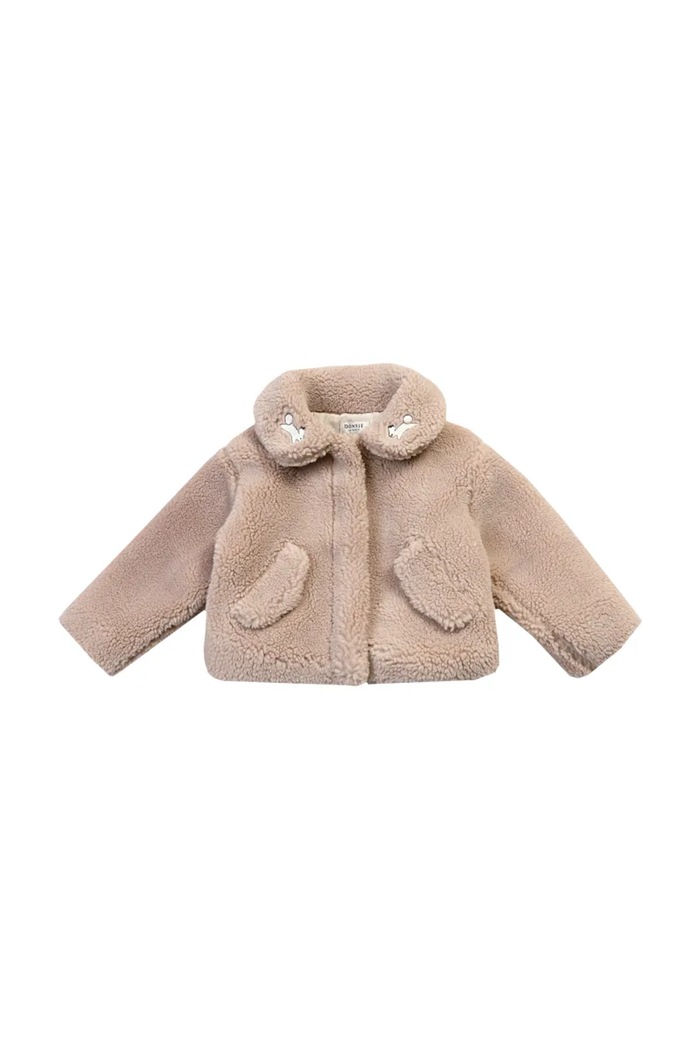 Detská bunda Donsje Bettie Jacket Bunnies 3041001 béžová AW25