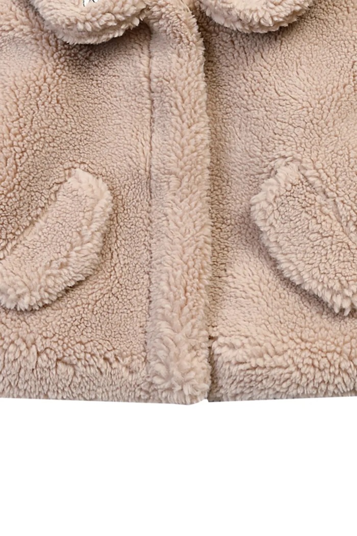 Detská bunda Donsje Bettie Jacket Bunnies 3041001 béžová