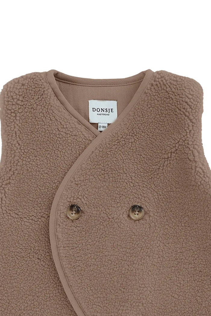 BIMBA Donsje gilet per bambini Monty Gilet 4044300.98.140 marrone