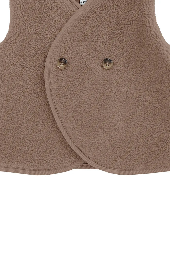 Donsje gilet per bambini Monty Gilet marrone 4044300.98.140