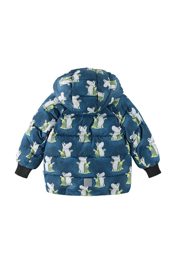 Detská bunda Reima Moomin Lykta 5100013B.9BYA zelená AW25