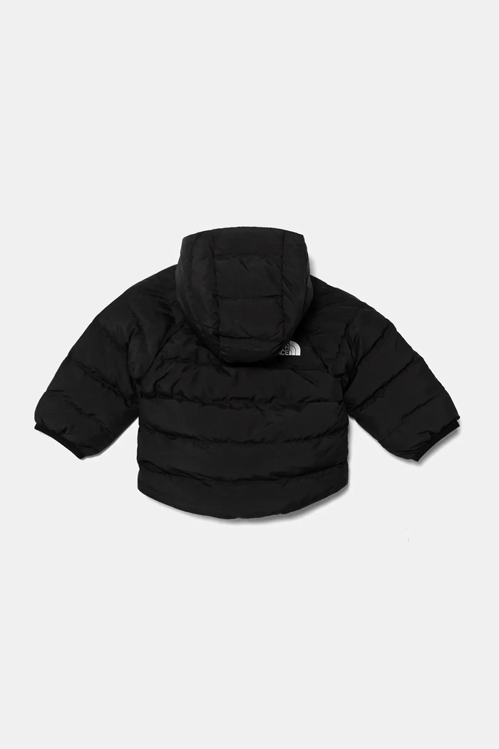 The North Face Dječja dvostrana jakna The North Face BABY REVERSIBLE PERRITO HOODED JACKET NF0A88W3WOO1 crna AW25