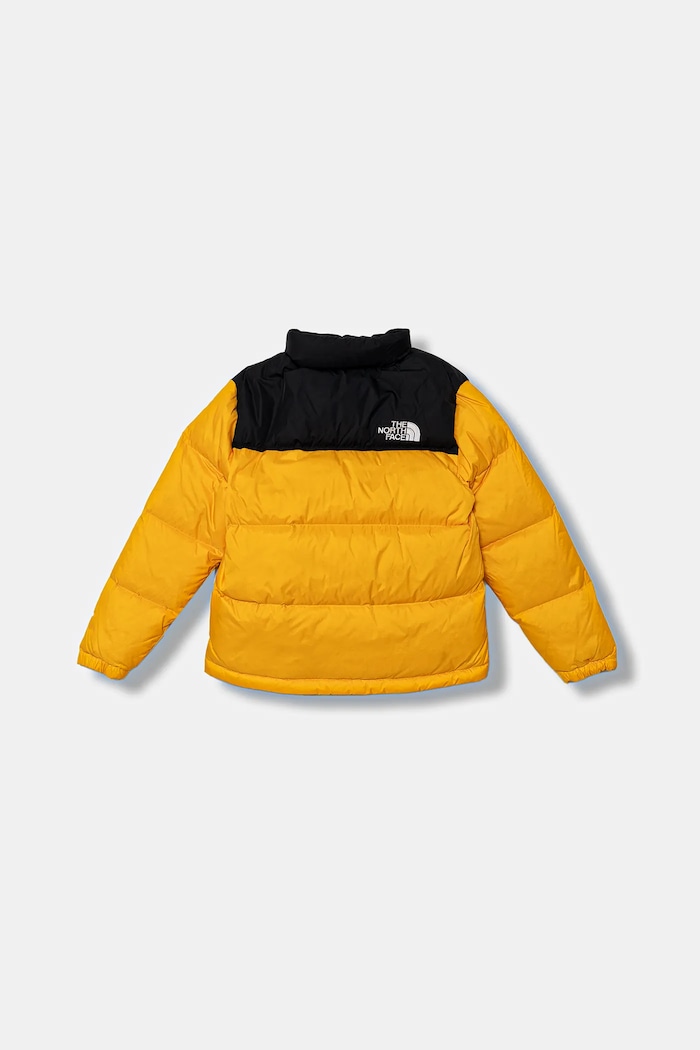 The North Face kurtka puchowa dziecięca TEEN 1996 RETRO NUPTSE JACKET NF0A8A4CGO71 żółty AW25