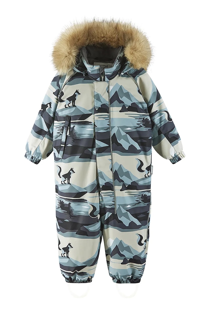 Kombinezon za bebe Reima Lappi 5100129C.9BYA zelena AW25