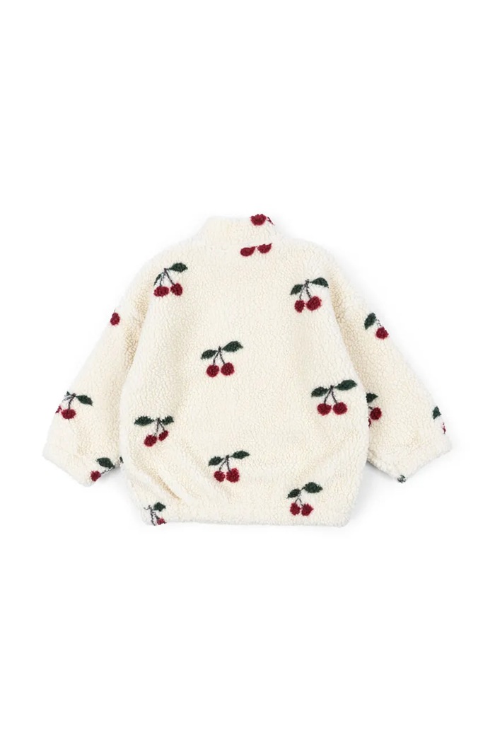 Konges Sløjd felpa in pile per bambini JODY TEDDY JACKET GRS KS103479.9BYA bianco AW25