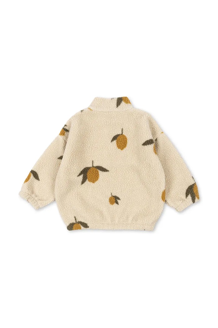 Konges Sløjd hanorac din polar pentru copii JODY TEDDY JACKET GRS KS103479.9BYA bej AW25