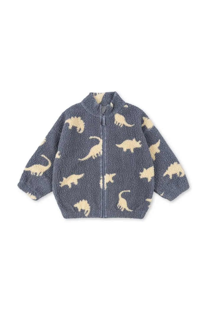Konges Sløjd flísová mikina detská JODY TEDDY JACKET GRS KS103479.9BYA modrá AW25