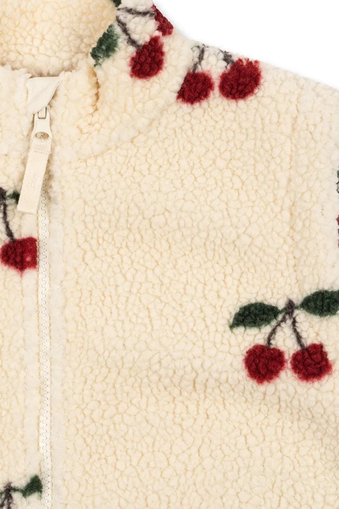Chlapec Detská vesta Konges Sløjd JODY TEDDY VEST GRS KS103481.9BYA béžová