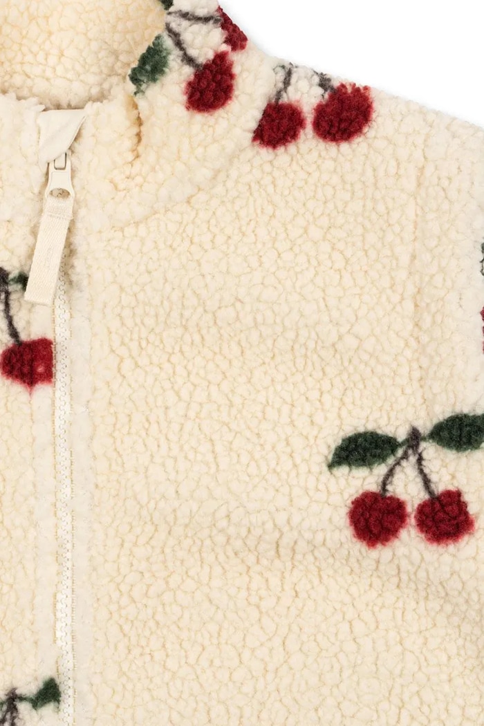 Chlapec Detská vesta Konges Sløjd JODY TEDDY VEST GRS KS103481.9BYA béžová