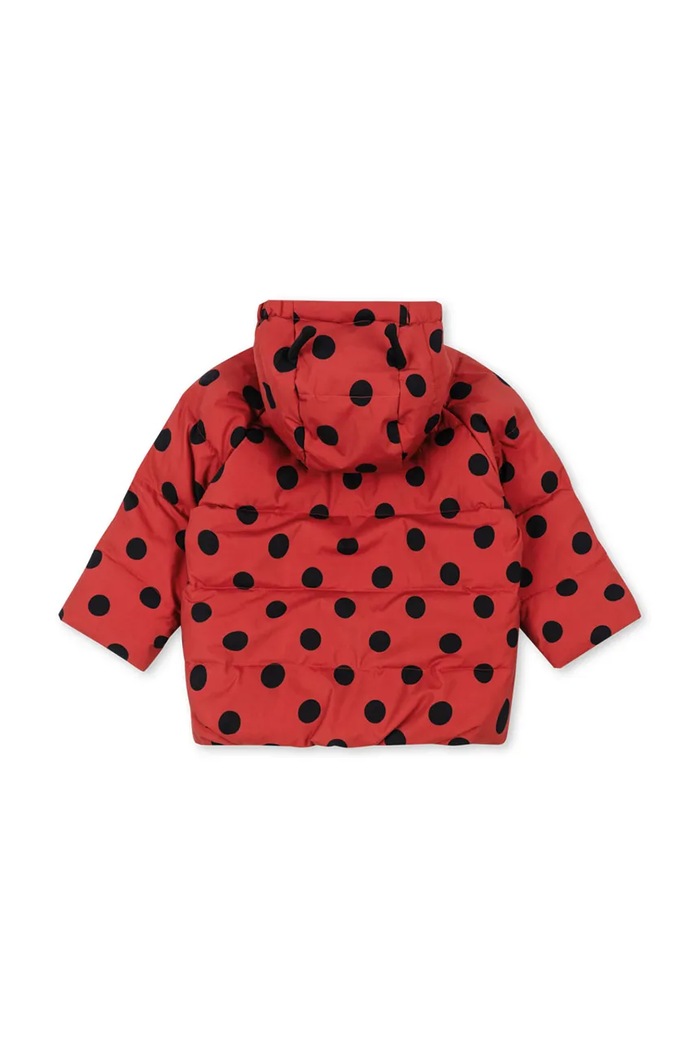 Chlapec Detská nepremokavá bunda Konges Sløjd NUKA LADYBUG JACKET GRS KS103524.9BYA červená
