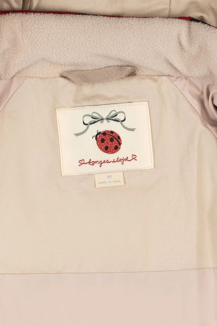 Detská nepremokavá bunda Konges Sløjd NUKA LADYBUG JACKET GRS KS103524.9BYA