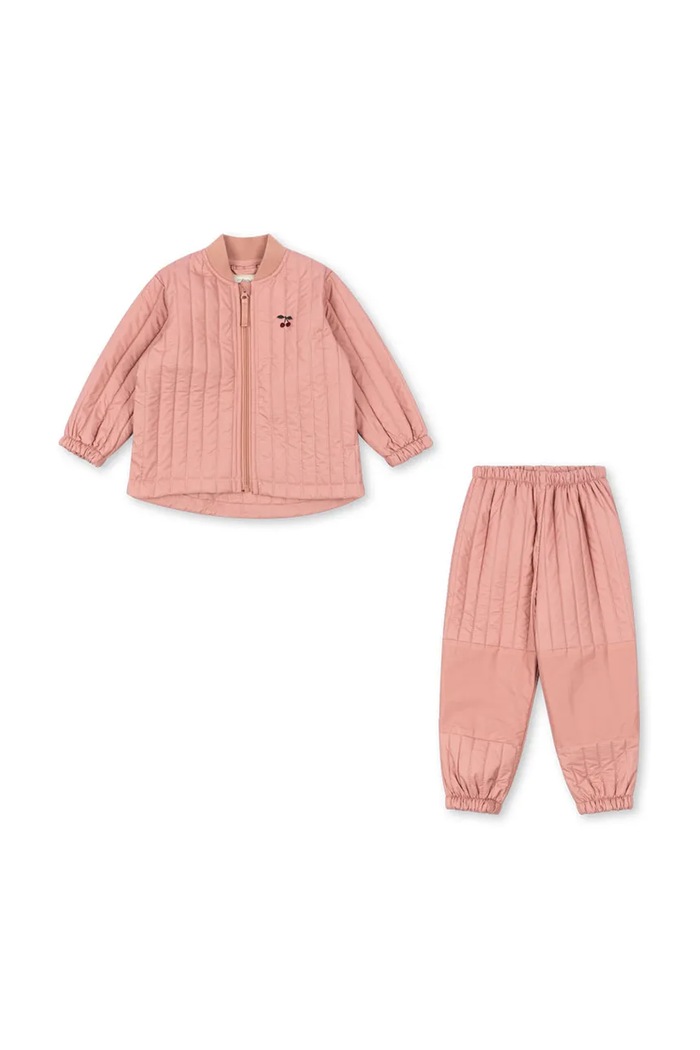Konges Sløjd giacca e pantaloni bambini EVI THERMO SET KS103462.9BYA rosa AW25