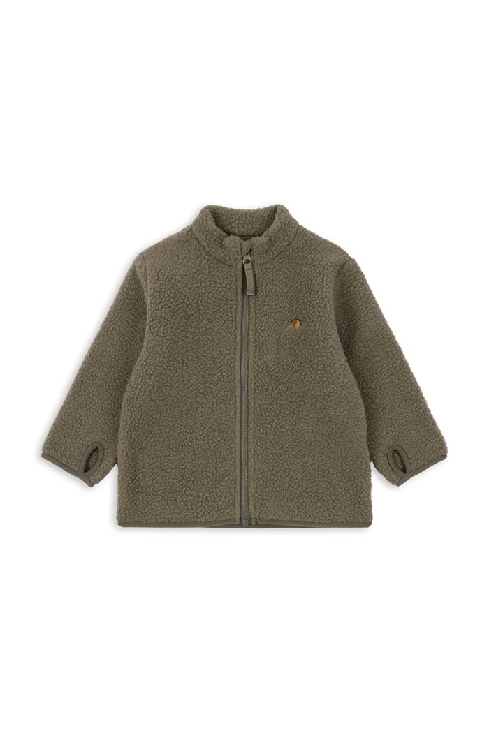 Dječja dukserica Konges Sløjd THERMY FLEECE JACKET GRS ostalo zelena KS103548.9BYA
