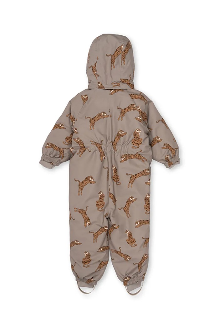Chłopiec Konges Sløjd kombinezon dziecięcy NOHR SNOWSUIT PRINT KS103517.9BYA zielony