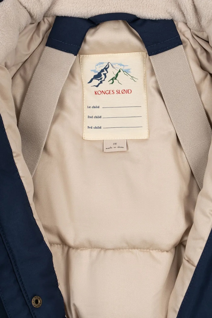 Detský overal Konges Sløjd NOHR SNOWSUIT SOLID tmavomodrá KS103518.9BYA