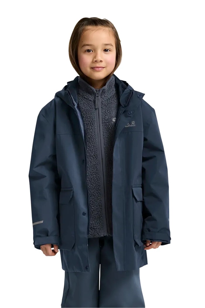 Detská bunda Jack Wolfskin 3IN1 CANVEY KIDS A65315