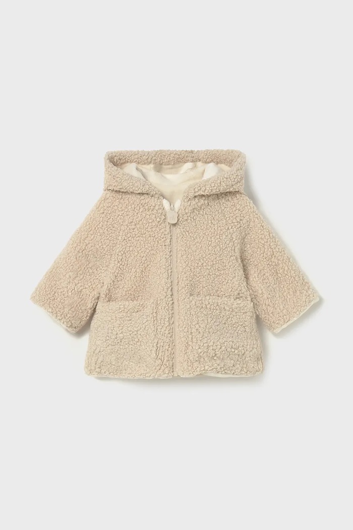 Băieți Mayoral Newborn Jachetă reversibilă copii 2496.1D.Newborn.9BYA bej