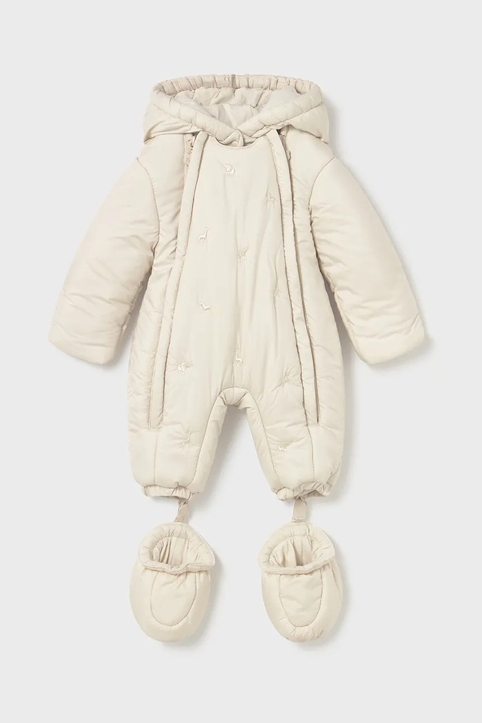 Ολόσωμη φόρμα μωρού Mayoral Newborn 2603.2F.Newborn.9BYA μπεζ AW25