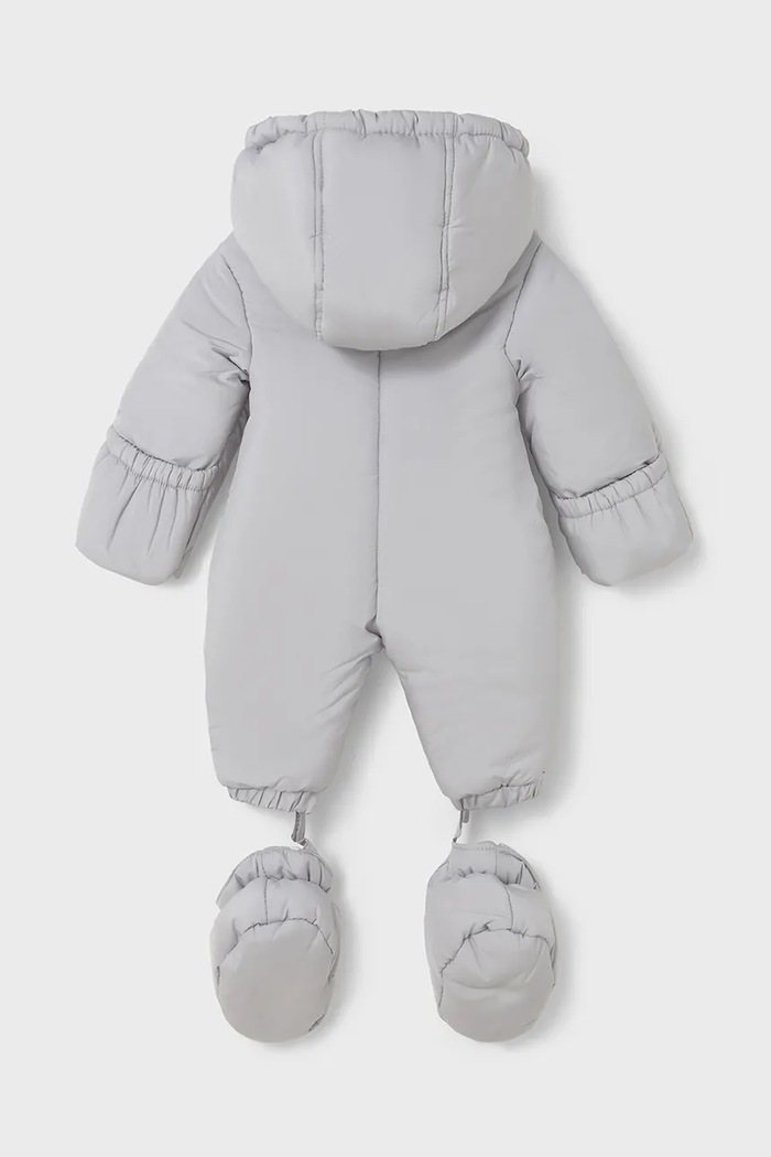Ολόσωμη φόρμα μωρού Mayoral Newborn 2603.2F.Newborn.9BYA γκρί AW25