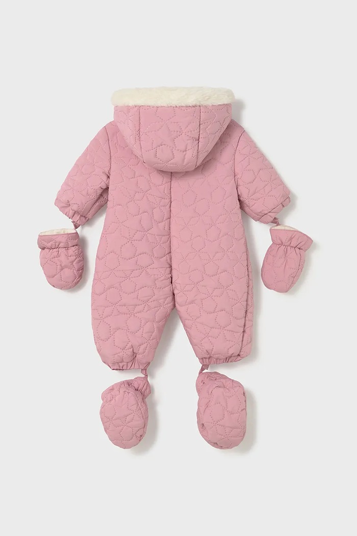Ολόσωμη φόρμα μωρού Mayoral Newborn 2615.1C.Newborn.9BYA ροζ AW25