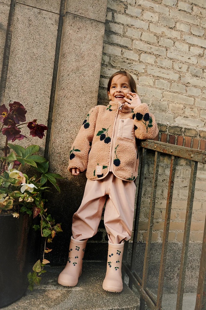 Detská bunda Liewood Nolan Pile Jacket nezateplené oranžová LW19877.9BYA