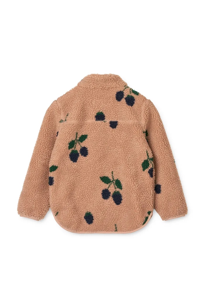 Chlapec Detská bunda Liewood Nolan Pile Jacket LW19877.9BYA oranžová