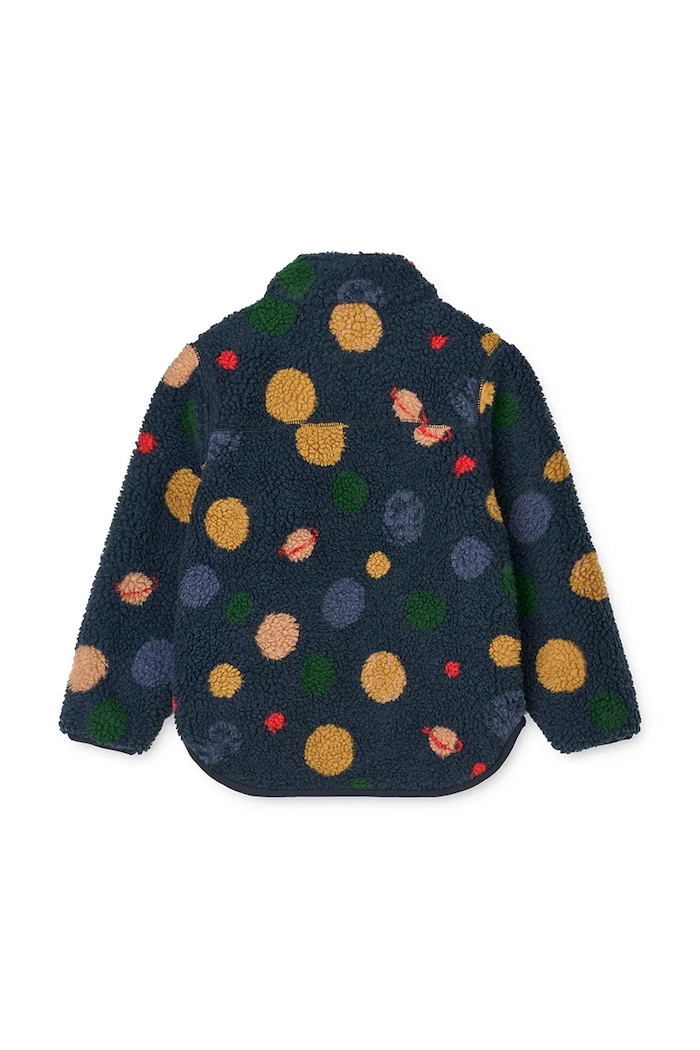 Chłopiec Liewood Kurtka dziecięca Nolan Pile Jacket LW19877.9BYA granatowy