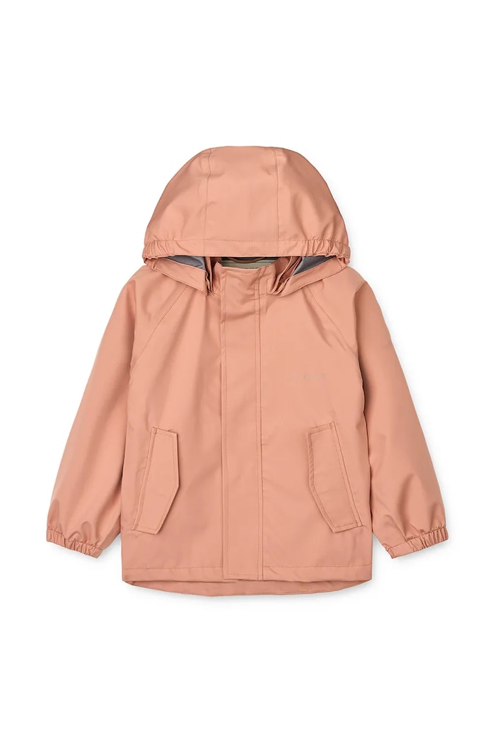 Παιδικό μπουφάν και παντελόνι Liewood Pedia Rainwear Set πορτοκαλί LW19909.9BYA